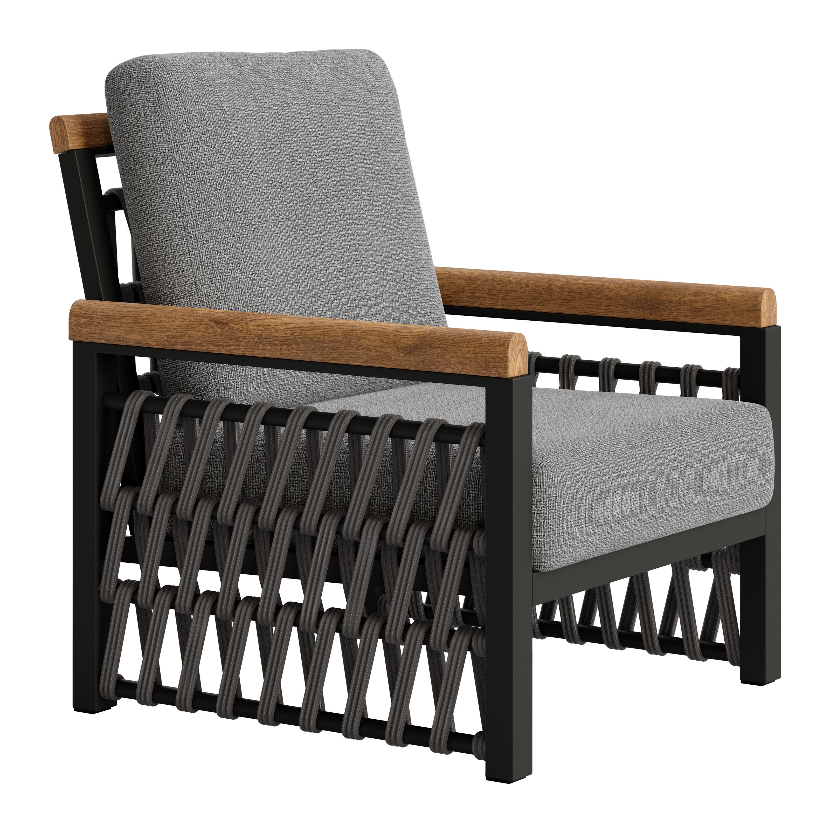 Naru Accent Chair Gray