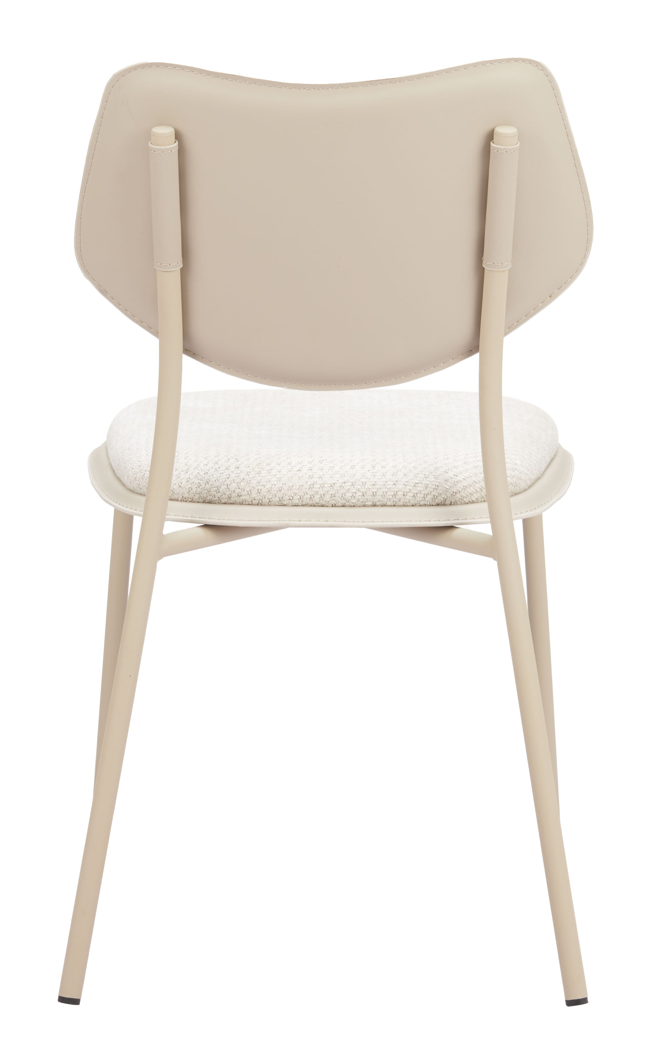 Zeal Dining Chair (Set of 4) Light Gray & Beige