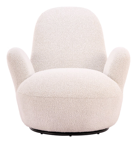Lunet Swivel Chair Ivory