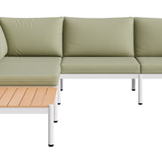 Lychee Modular Sectional Green