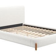 Baris Queen Bed Ivory