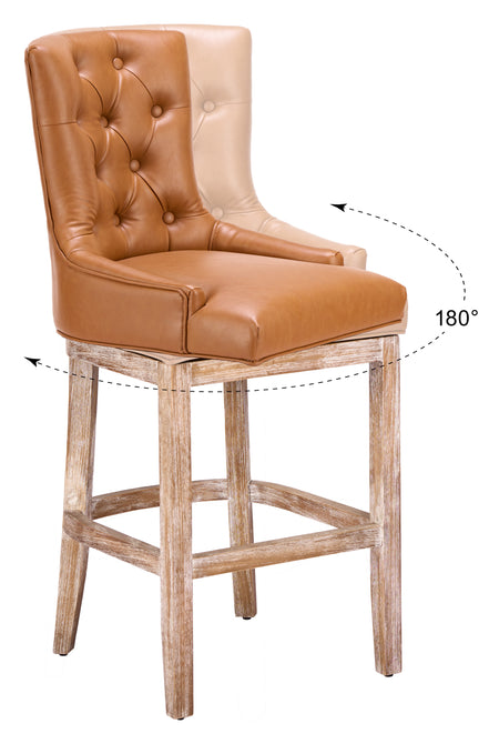 Nuby Swivel Barstool Brown