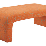 Nendo Bench Abstract Orange