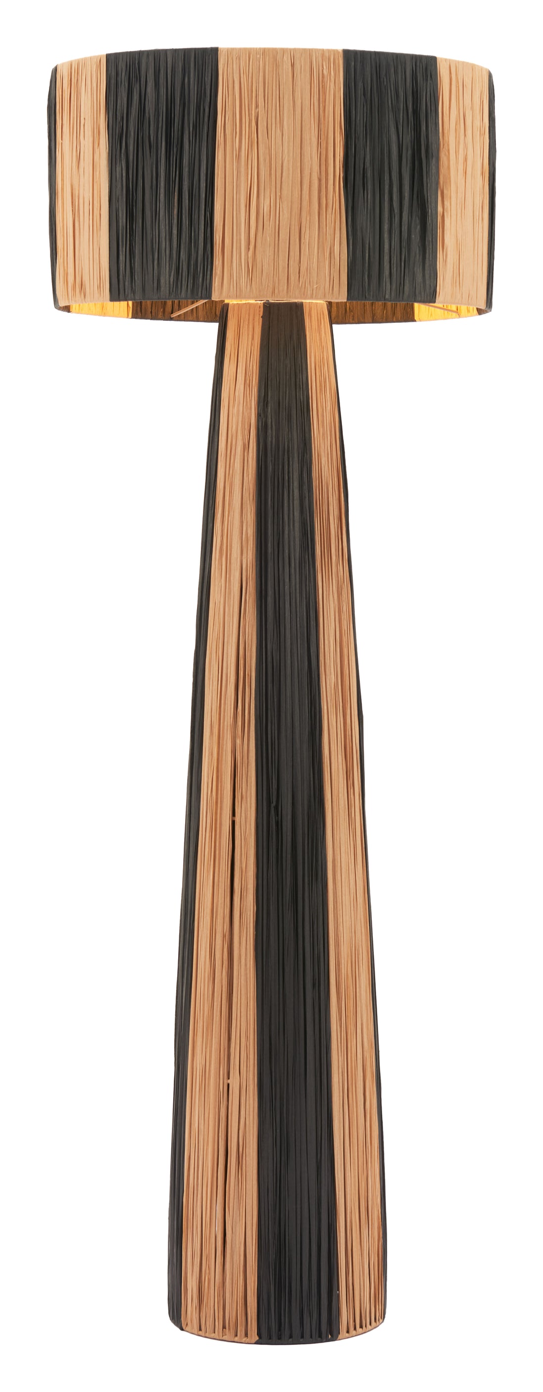 Gala Floor Lamp Black & Natural