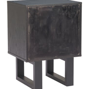 Aremi Nightstand Brown & Black
