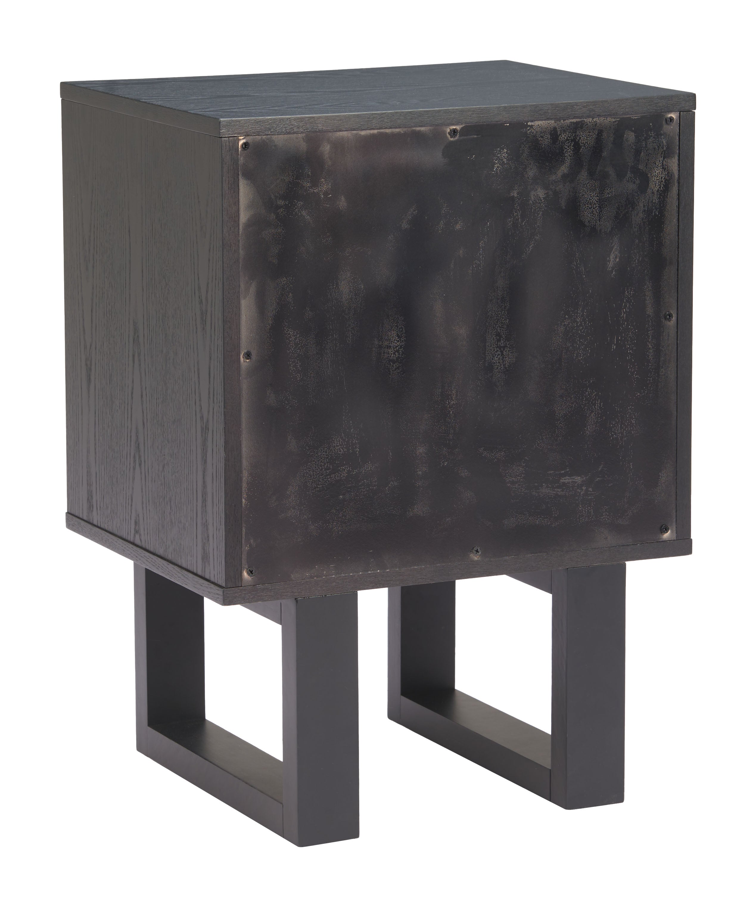 Aremi Nightstand Brown & Black
