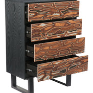 Aremi Chest Brown & Black