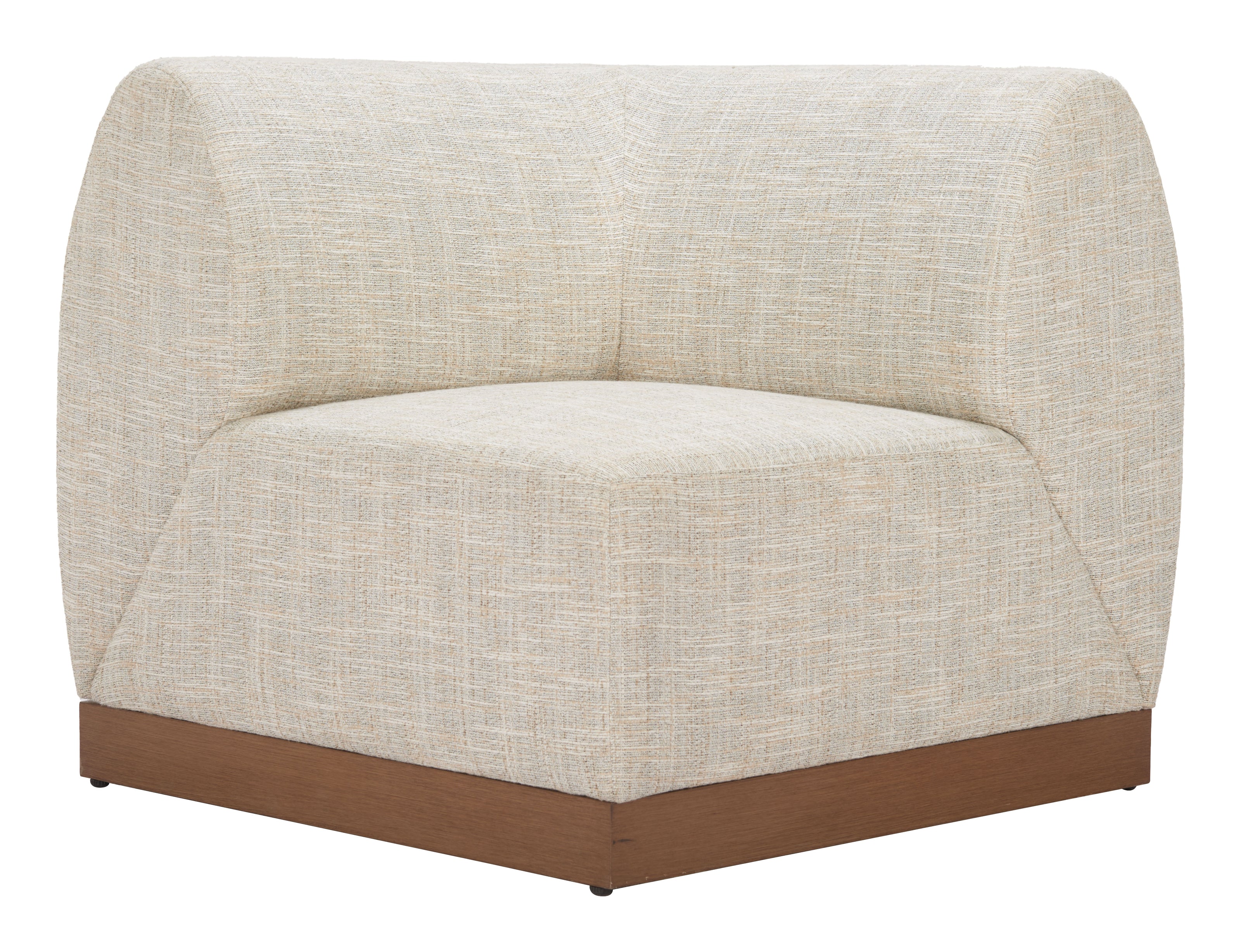 Christy Corner Chair Beige