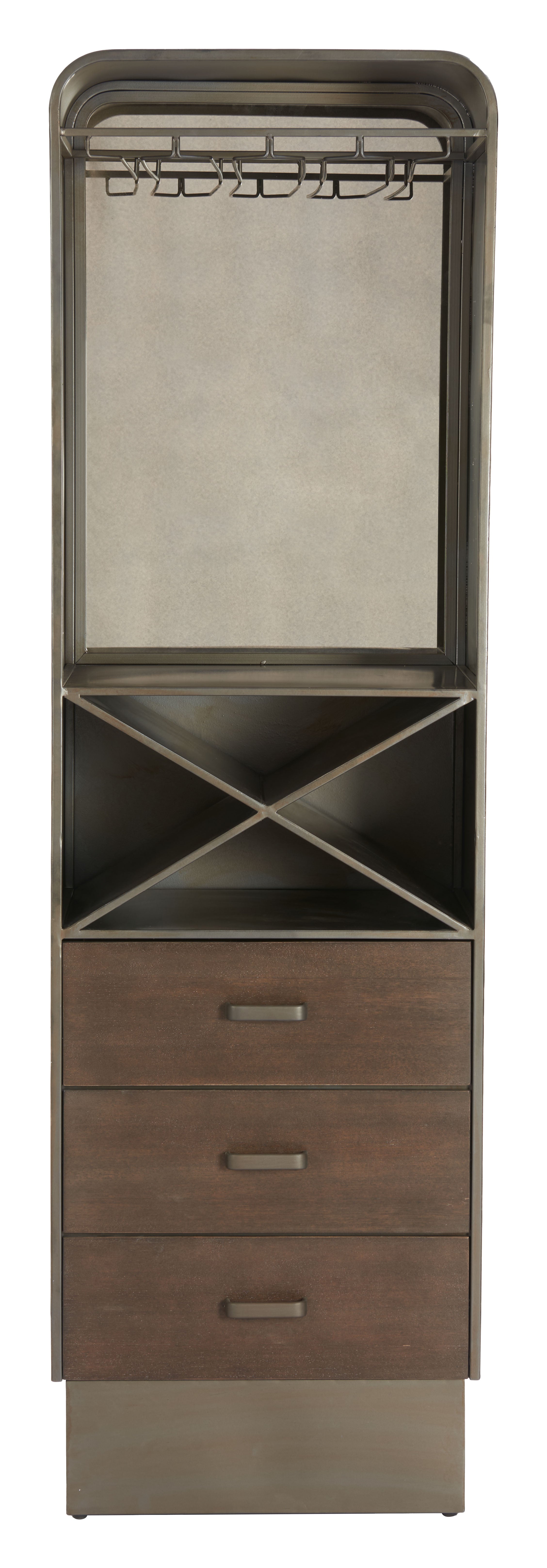 Hole Bar Cabinet Bronze