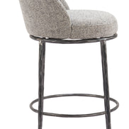 Nordhavn Swivel Barstool Gray