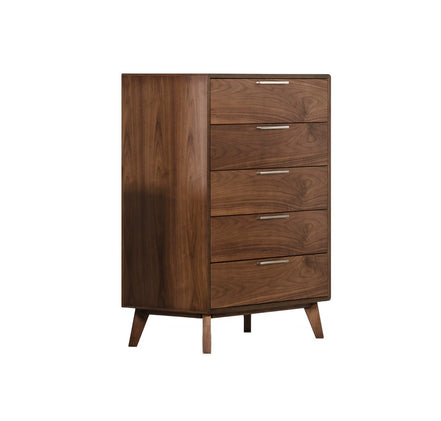 Soria Mid-Century Walnut Chest - image 4