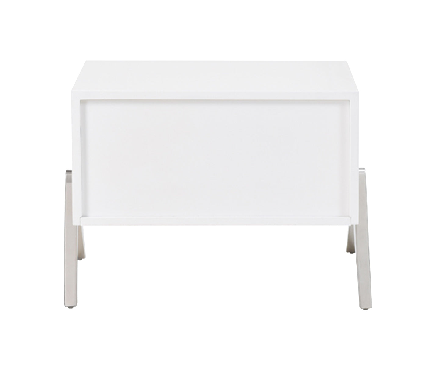 Candid Modern White Nightstand - image 5