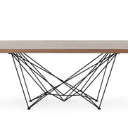Naomi Modern Walnut Dining Table - image 2