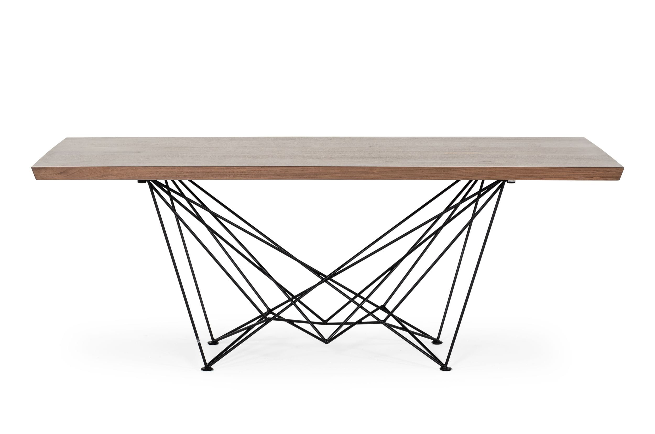 Naomi Modern Walnut Dining Table - image 2