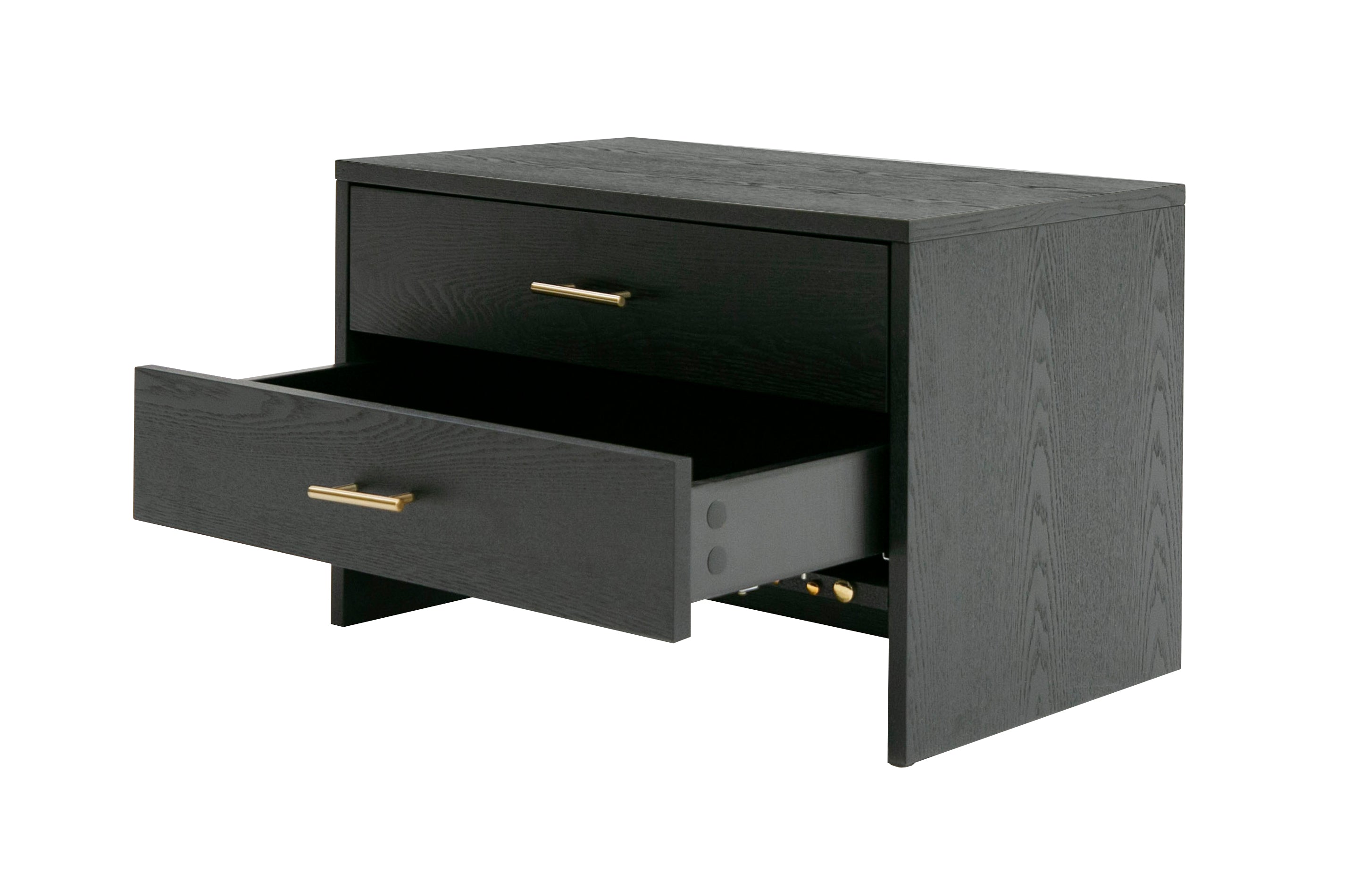 Wales Modern Grey Ash 2-Drawer Nightstand - image 4