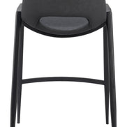 Desi Counter Stool (Set of 2) Black