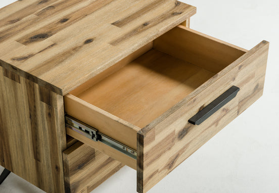 Sala Modern Light Wood Dresser & Mirror Set - image 2