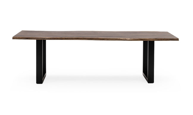 Taylor Modern 79" Live Edge Wood Dining Table