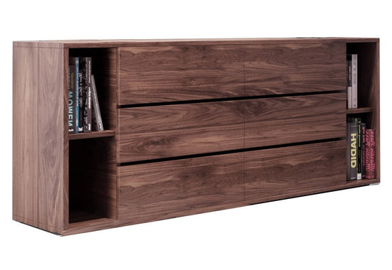 Jagger Modern Walnut Dresser & Mirror Set - image 2