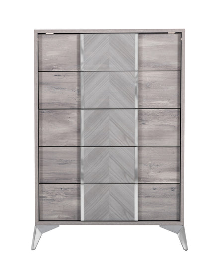 Alexa Italian Modern Grey Chest - image 3