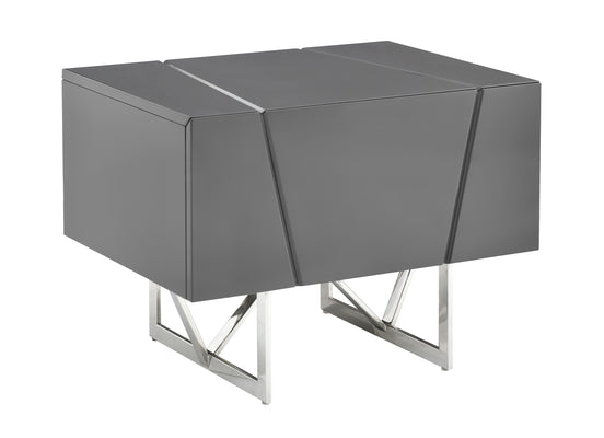 Chrysler Modern Grey Nightstand - image 2