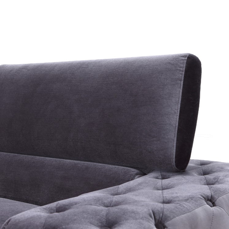 Trisha Modern Grey Fabric Chair - image 3