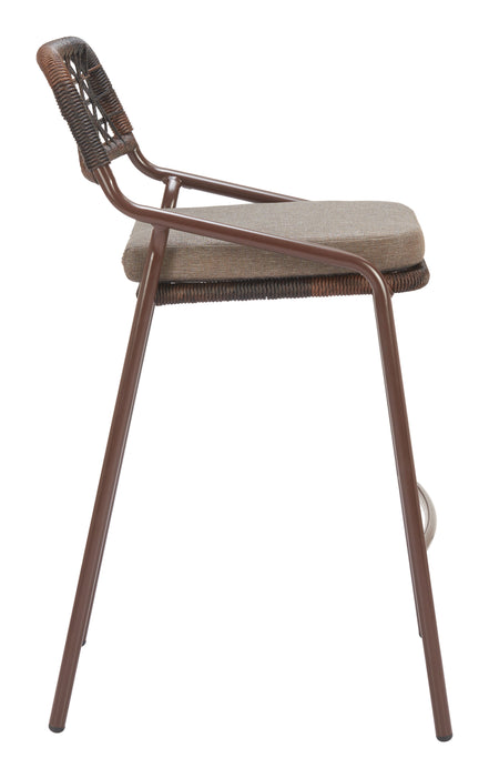 Rio Barstool (Set of 2) Brown