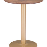 Alto Bistro Table Brown & Gold
