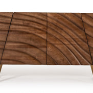 Finley Mid-Century Walnut & Gold Buffet