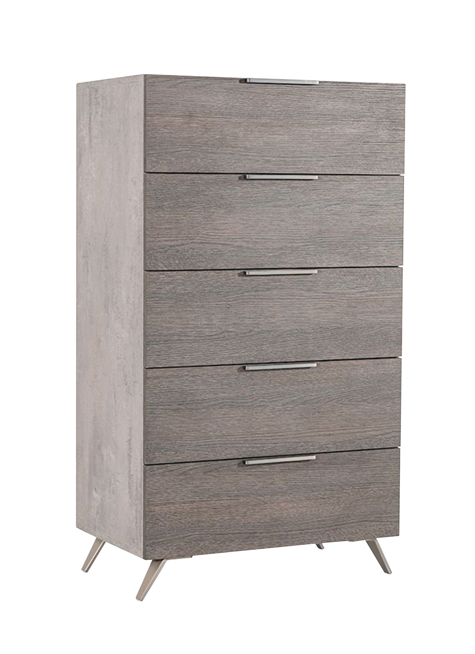 Bronx Italian Modern Faux Concrete & Grey Chest - image 3