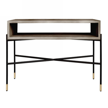 Walker Modern Concrete & Metal Console Table - image 5