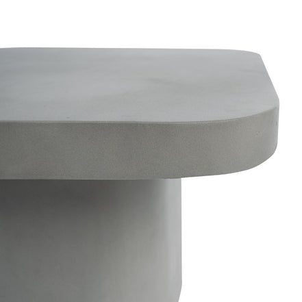 Flores Modern Grey Concrete End Table - image 2