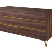 Calabria Modern Walnut Dresser - image 2