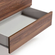 Palermo - Modern Italian Faux Concrete & Walnut Dresser - image 3