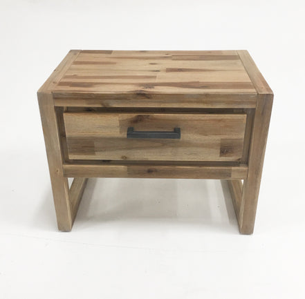 Mandy Modern Nutmeg Acacia Console & End Table Set