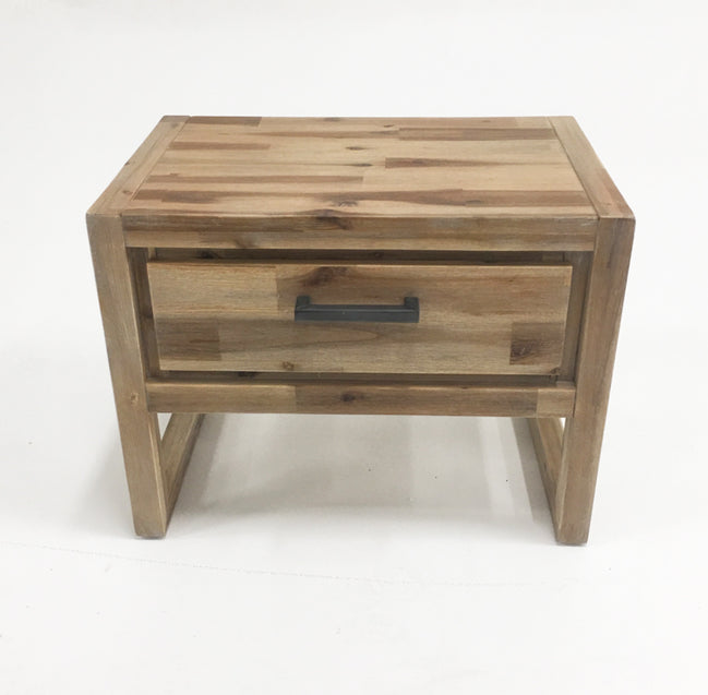 Mandy Modern Nutmeg Acacia Console & End Table Set