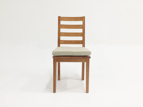 Lance Modern Ash Wood Dining Chair w/ Cushion (Set of 2)