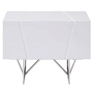 Chrysler Modern White Nightstand