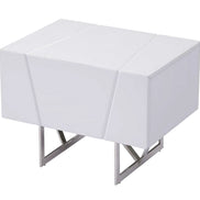Chrysler Modern White Nightstand - image 2