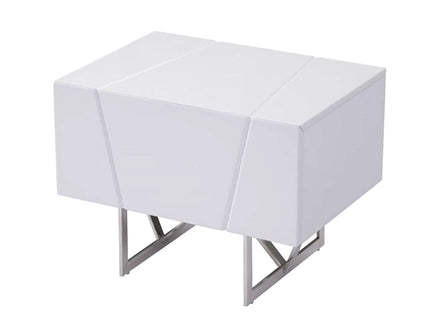 Chrysler Modern White Nightstand - image 2