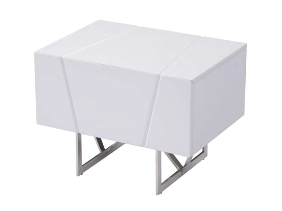 Chrysler Modern White Nightstand - image 2
