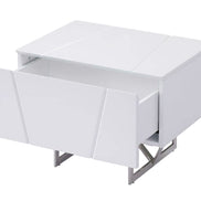 Chrysler Modern White Nightstand - image 3