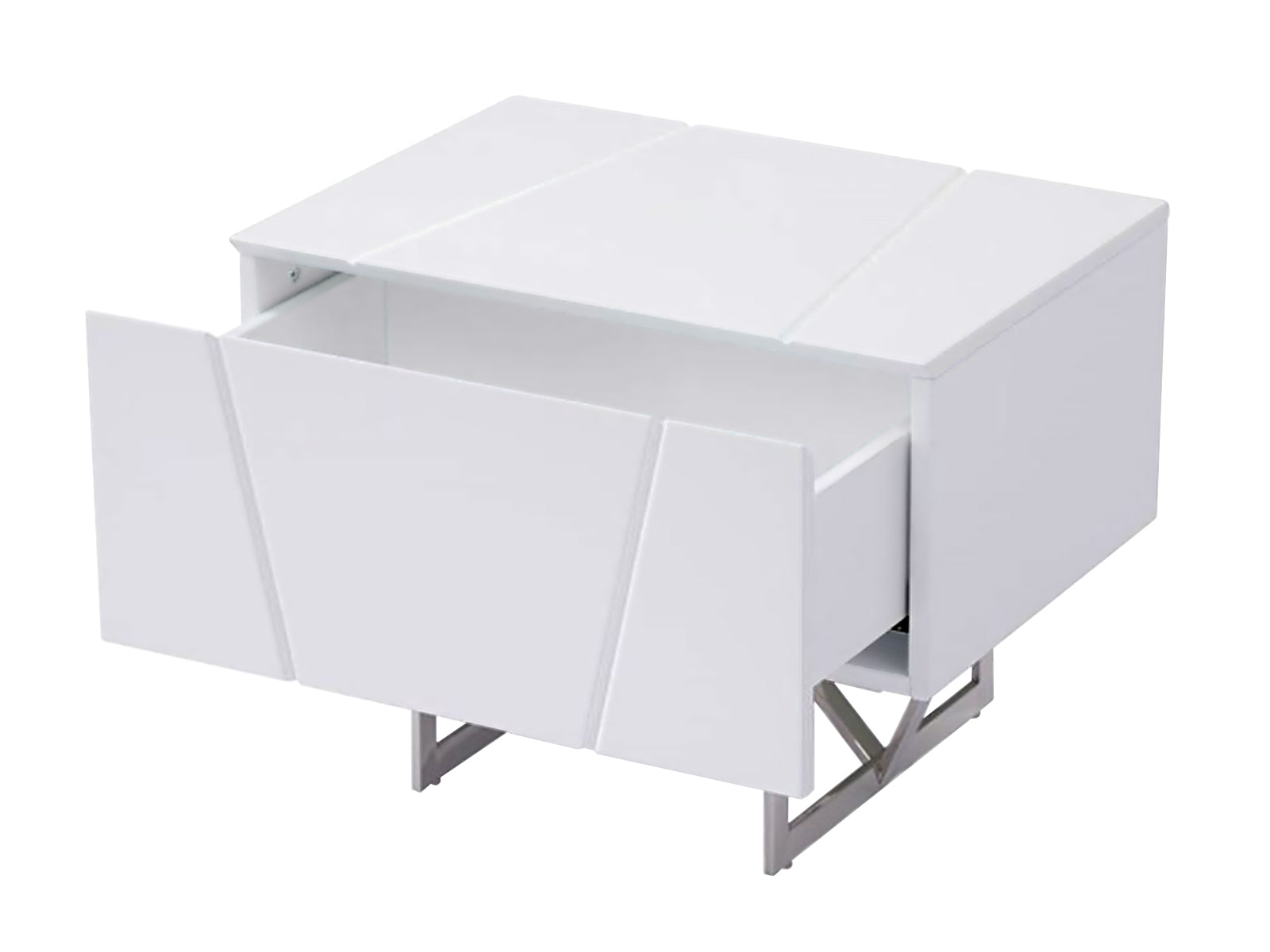 Chrysler Modern White Nightstand - image 3