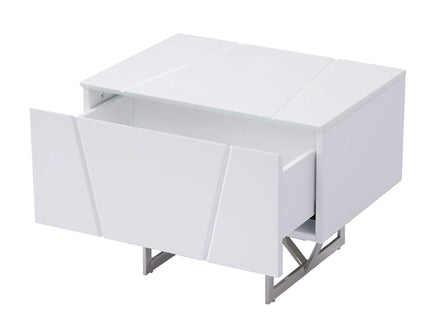 Chrysler Modern White Nightstand - image 3