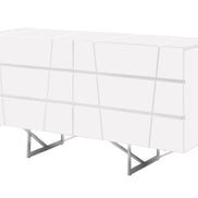 Chrysler Modern White Dresser - image 5