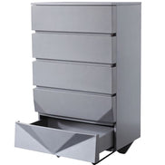 Duke Modern Grey & Black Gun Chrome Chest - image 3