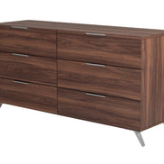 Brooklyn Italian Modern Walnut Dresser - image 5