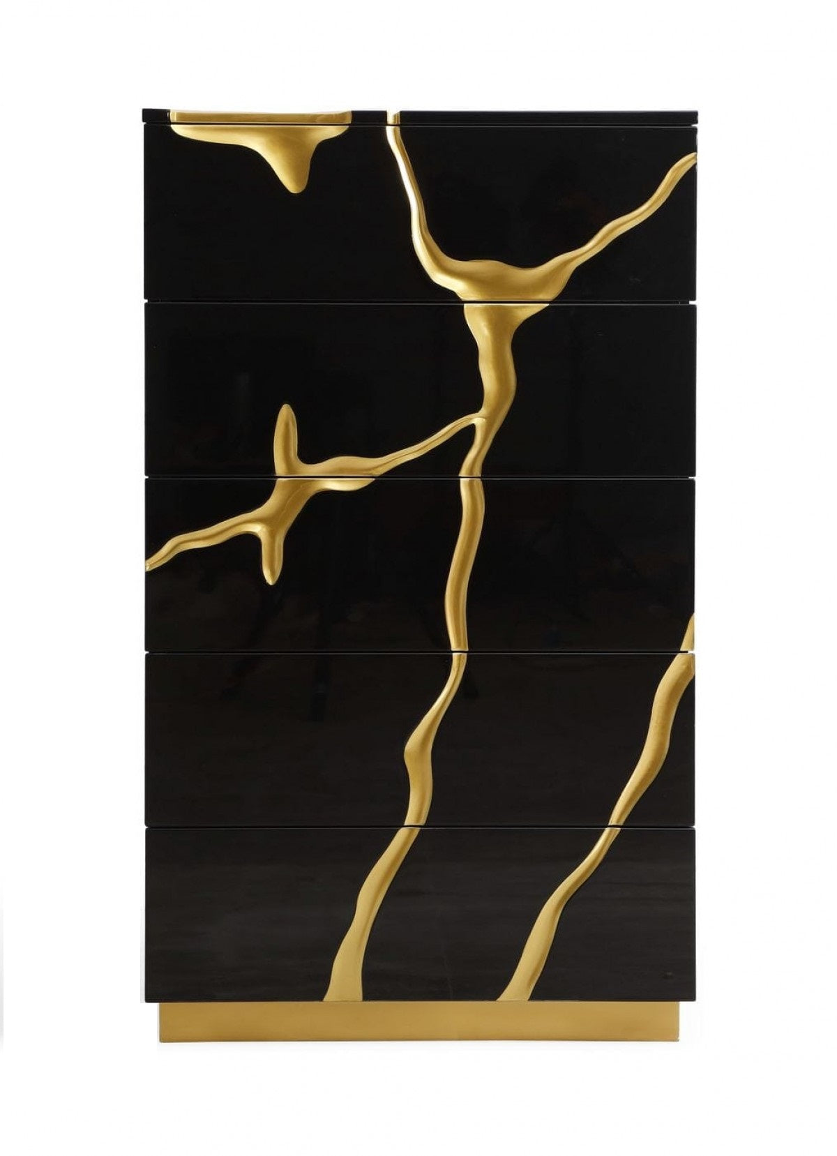Aspen - Modern Black & Gold Chest - image 3