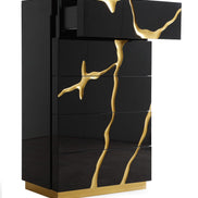 Aspen - Modern Black & Gold Chest - image 5