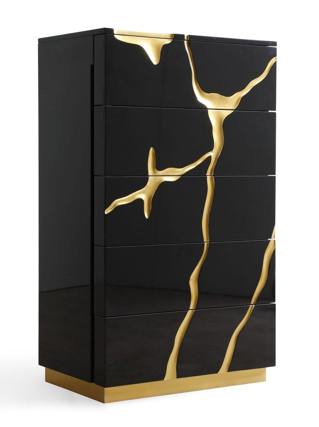 Aspen - Modern Black & Gold Chest - image 4